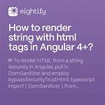 Render Html String as Real Html in a React Component