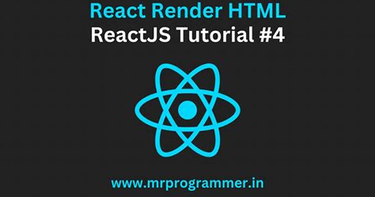 Rendering Raw Html with Reactjs