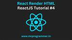 Rendering Raw Html with Reactjs