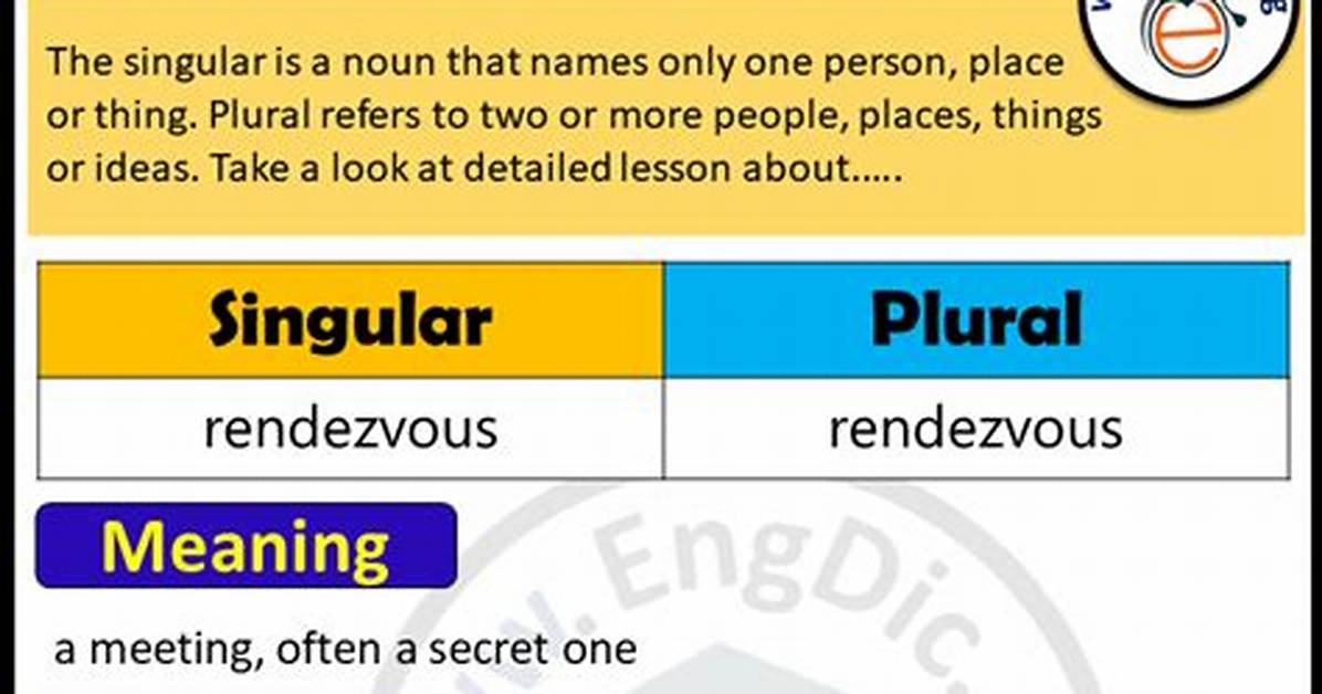 Rendezvous Plural