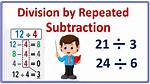 Repeated Subtraction Is Called