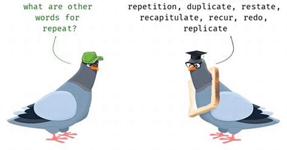 Repeating Synonym