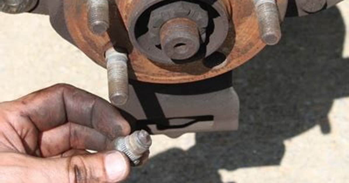 Replace Lug Nut Stud
