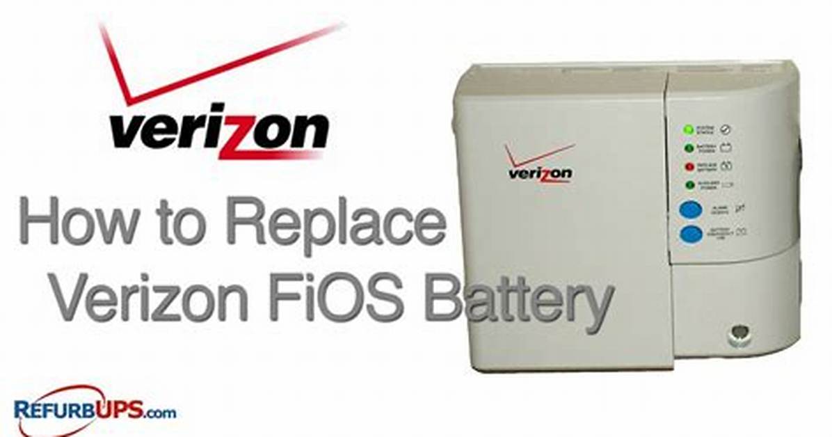 Replace Verizon Battery
