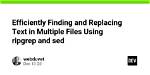 Replacing Text in Multiple Files with Text from a List in Order