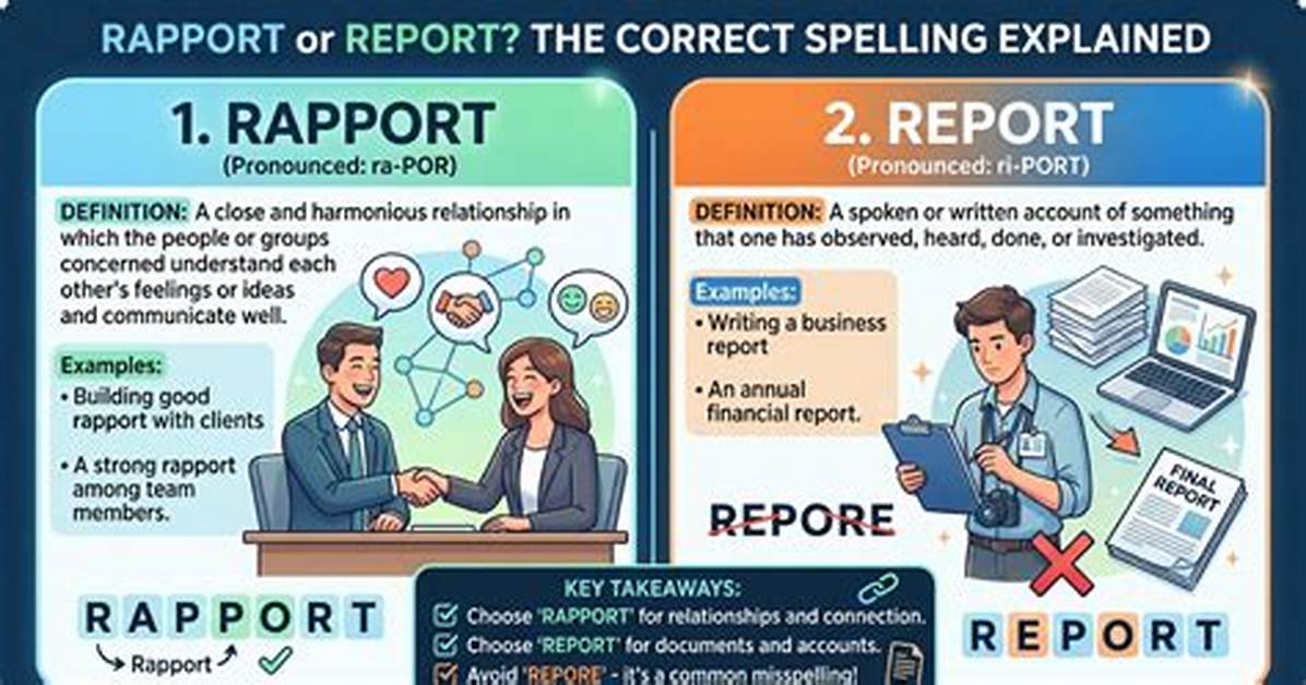 Repore Spelling