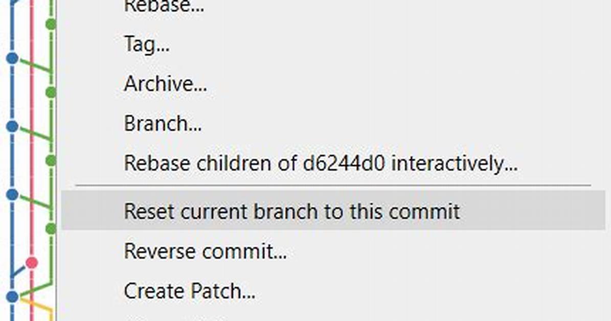 Resetting Remote to a Certain Commit