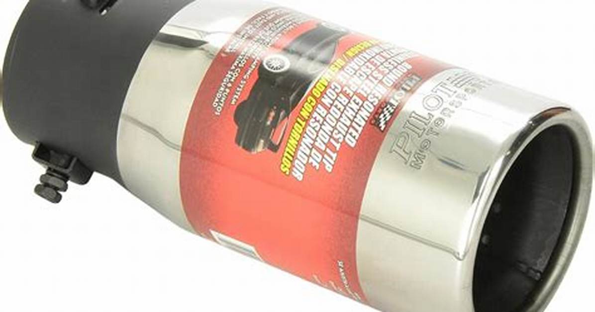 Resonated Exhaust Tip