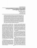 Responsibility for Wrongdoing