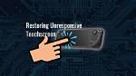 Restoring Touch Functionality for a Touchscreen Laptop?