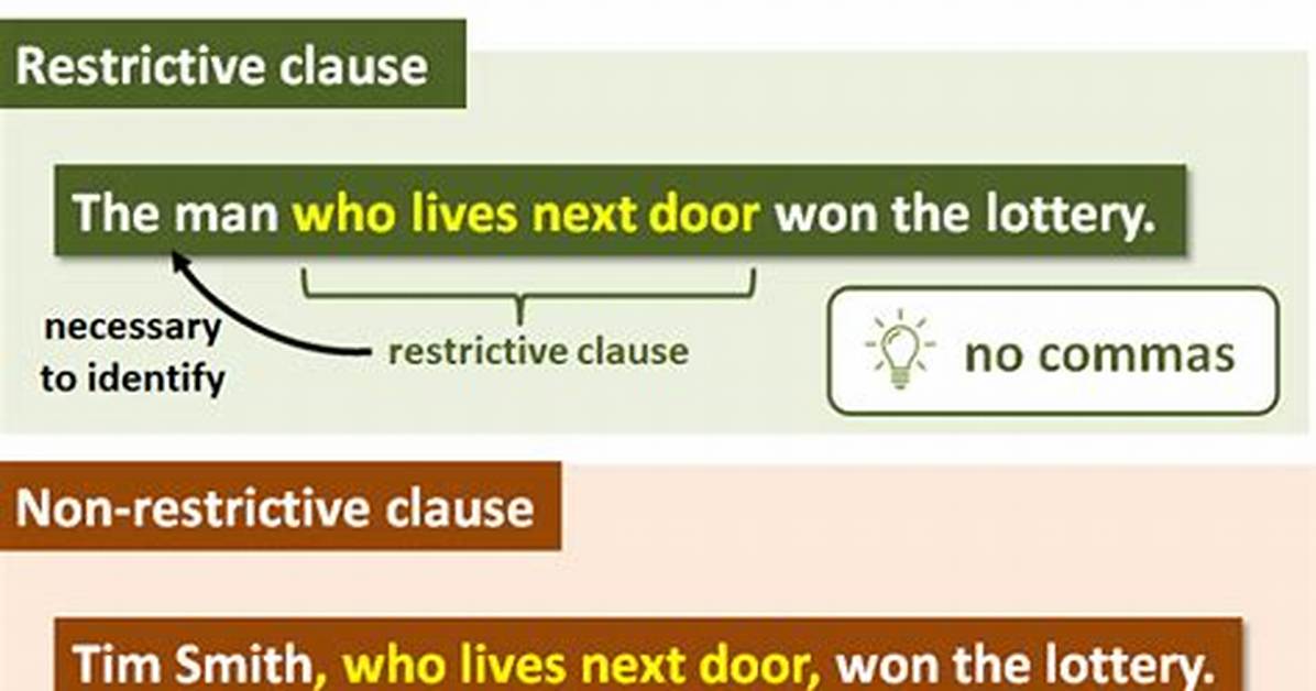 Restrictive Clause