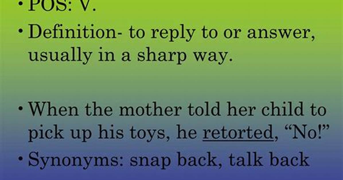 Retorted Definition