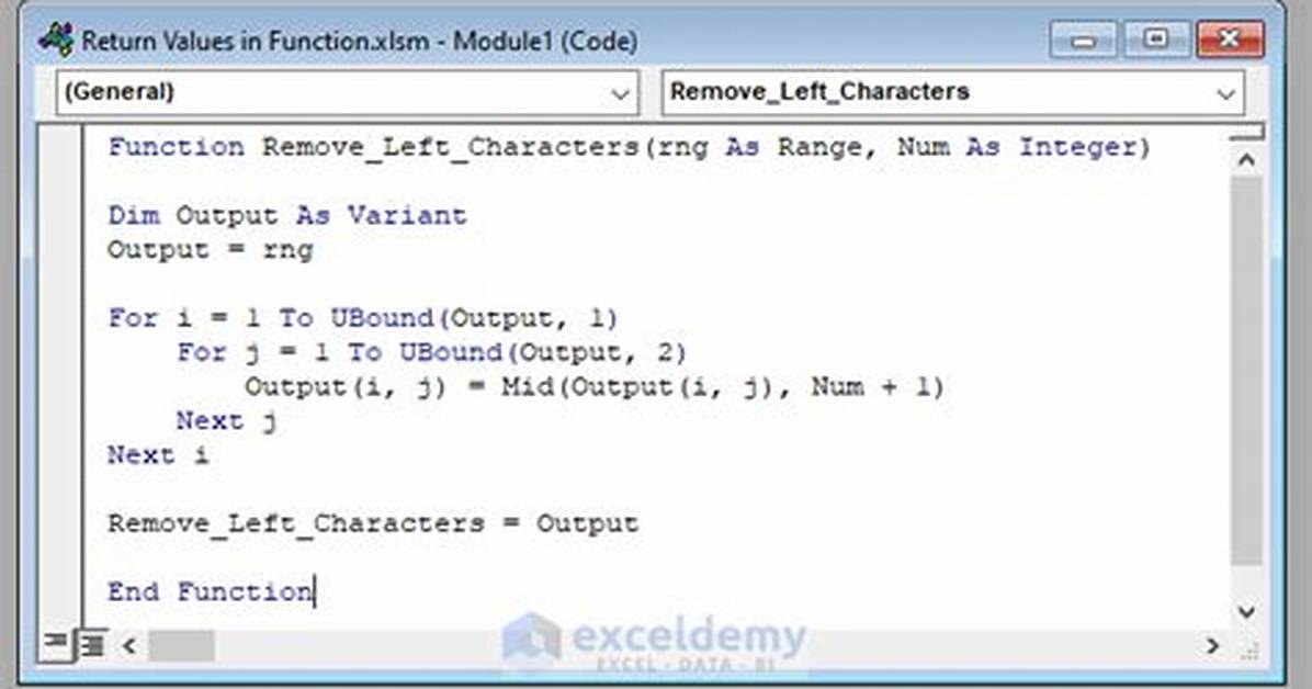 Return Array from Function in Vba