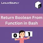 Returning a Boolean from a Bash Function