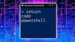 Returning an Exit Code from a Powershell Script