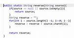 Reverse a String in Java