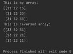 Reversed Array in Numpy?