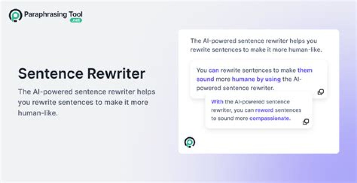 Rewrite a Sentence