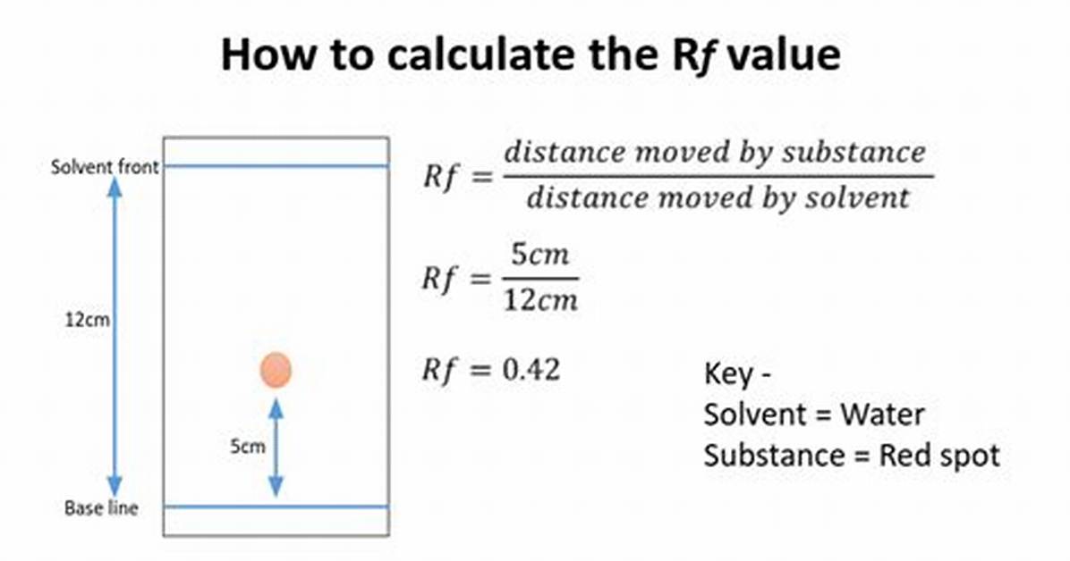 Rf Value Calculation