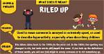 Riled up Definition