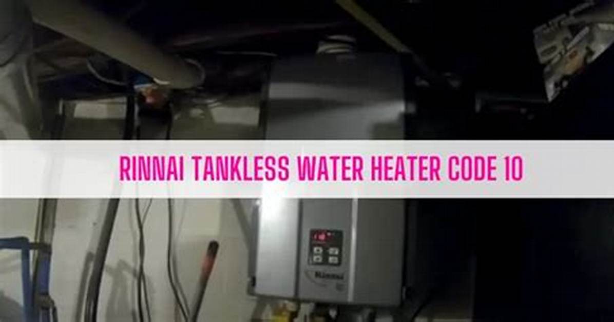 Rinnai Code 10