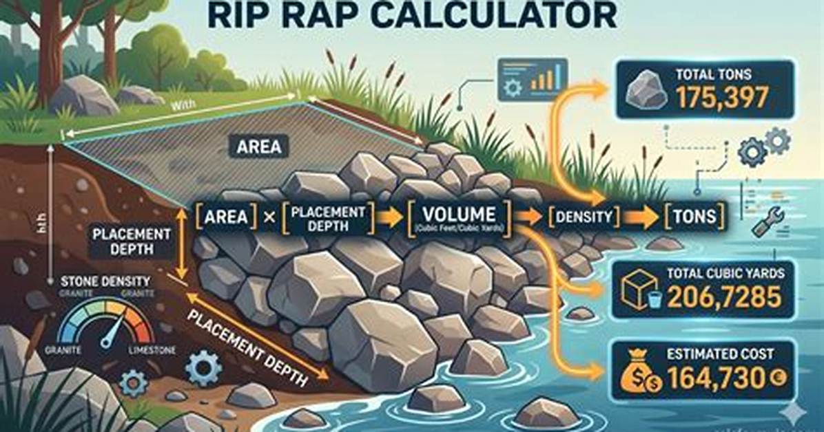 Rip Rap Calculator