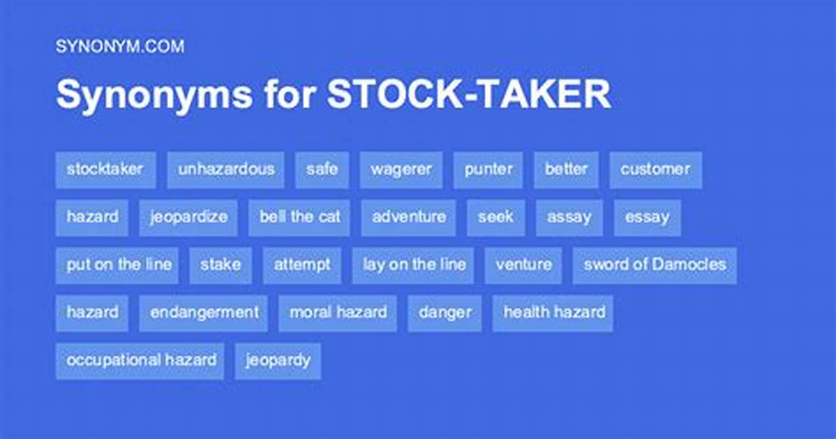 Risk Taker Synonym