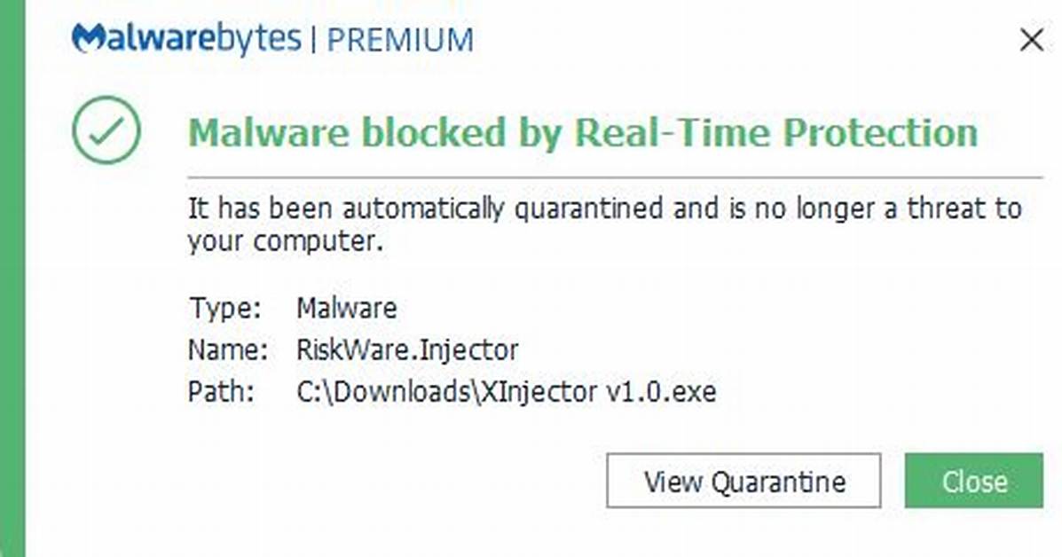 Riskware. Injector