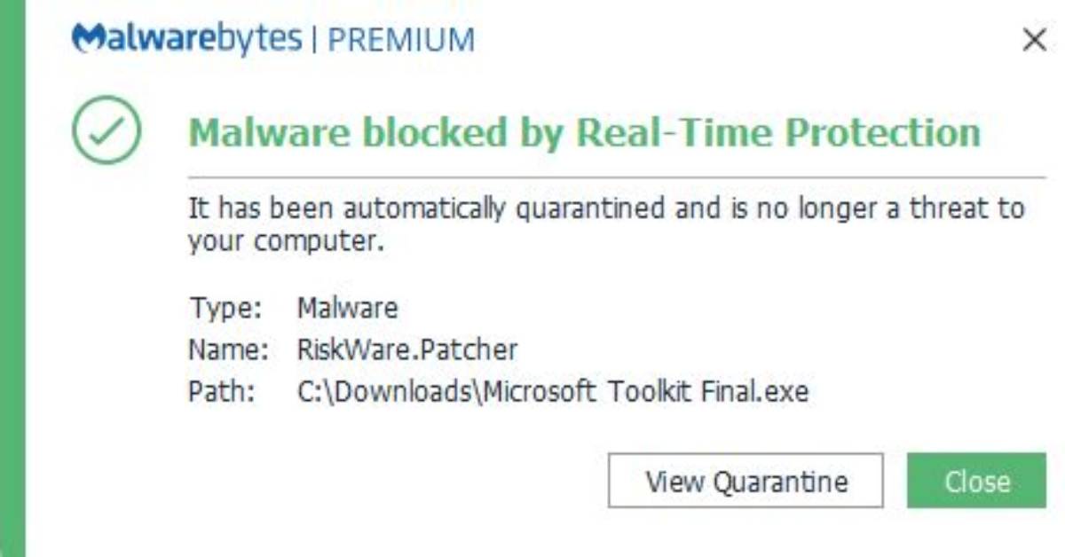 Riskware. Patcher