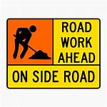 Road Work Sign
