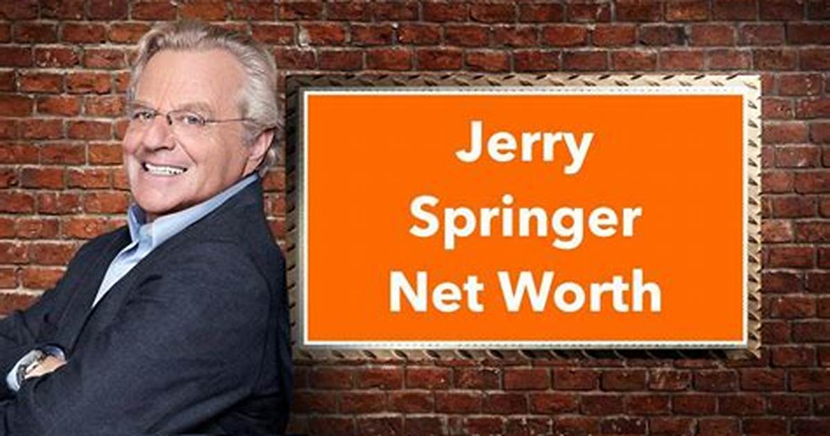 Robert Springer Net Worth