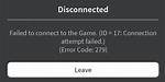Roblox Error Code 279. Full Fix Within 2 Minutes