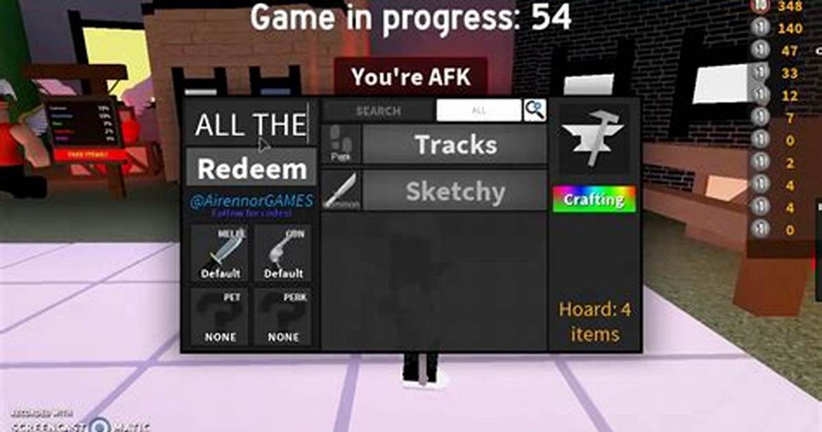Roblox – Murder 15 Codes