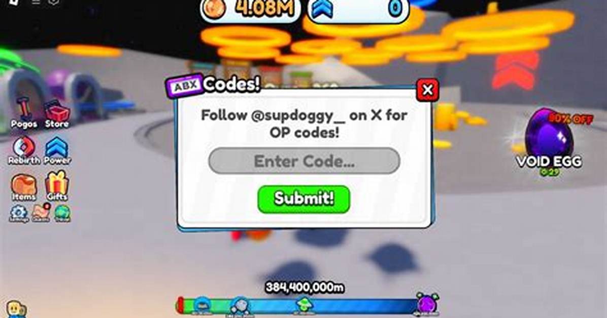 Roblox – Pogo Simulator Codes