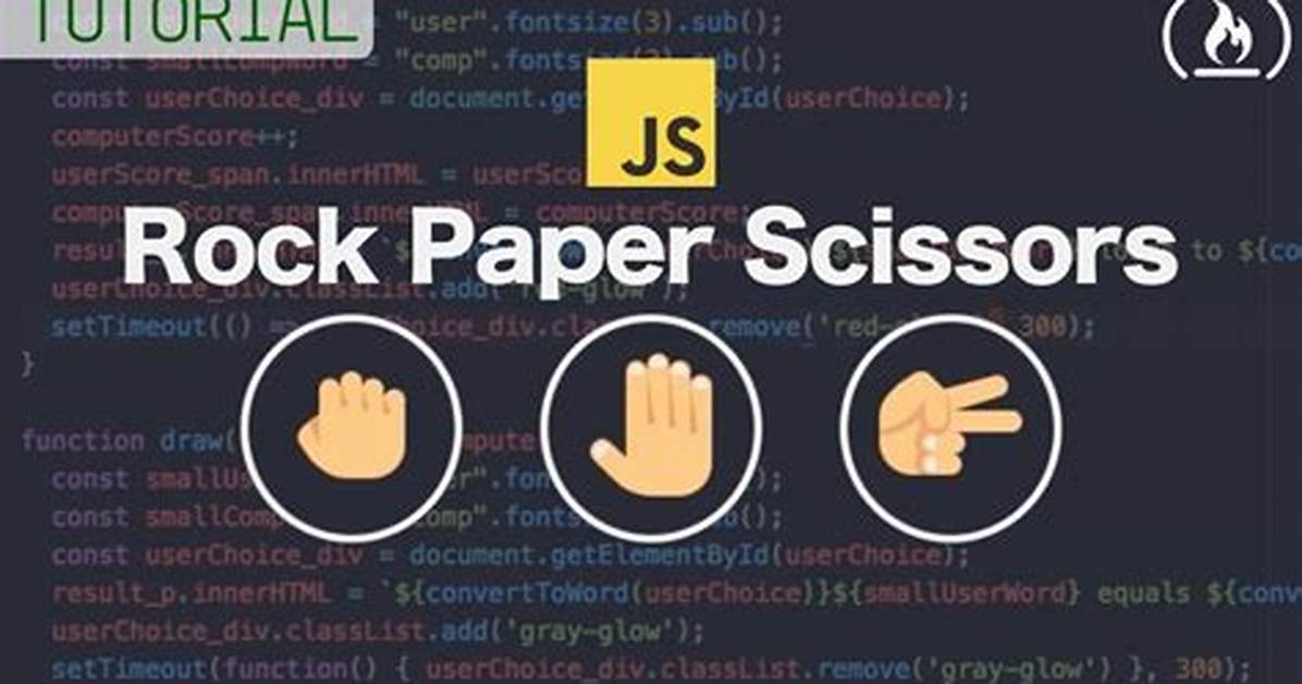 Rock, Paper, Scissors in Javascript
