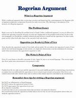 Rogerian Argument Example