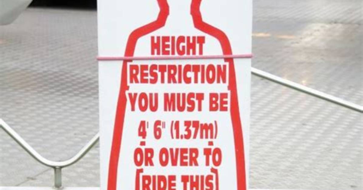 Roller Coaster Height Limit