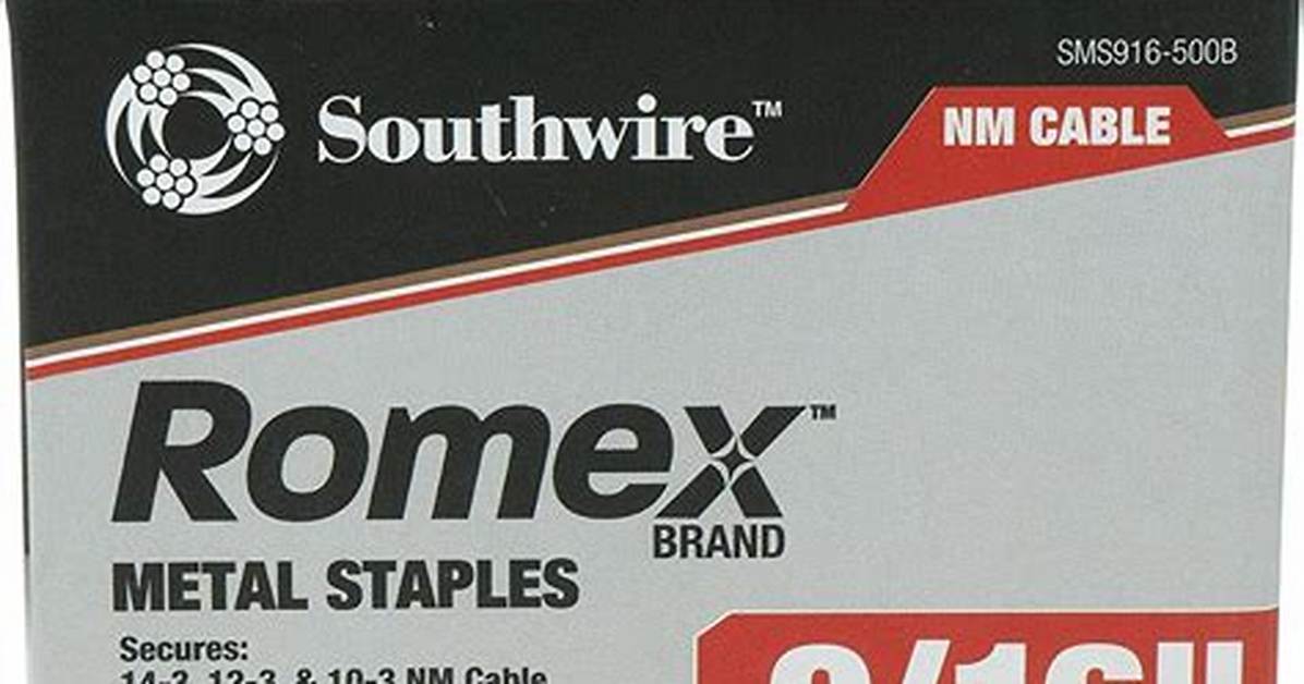 Romex Staples