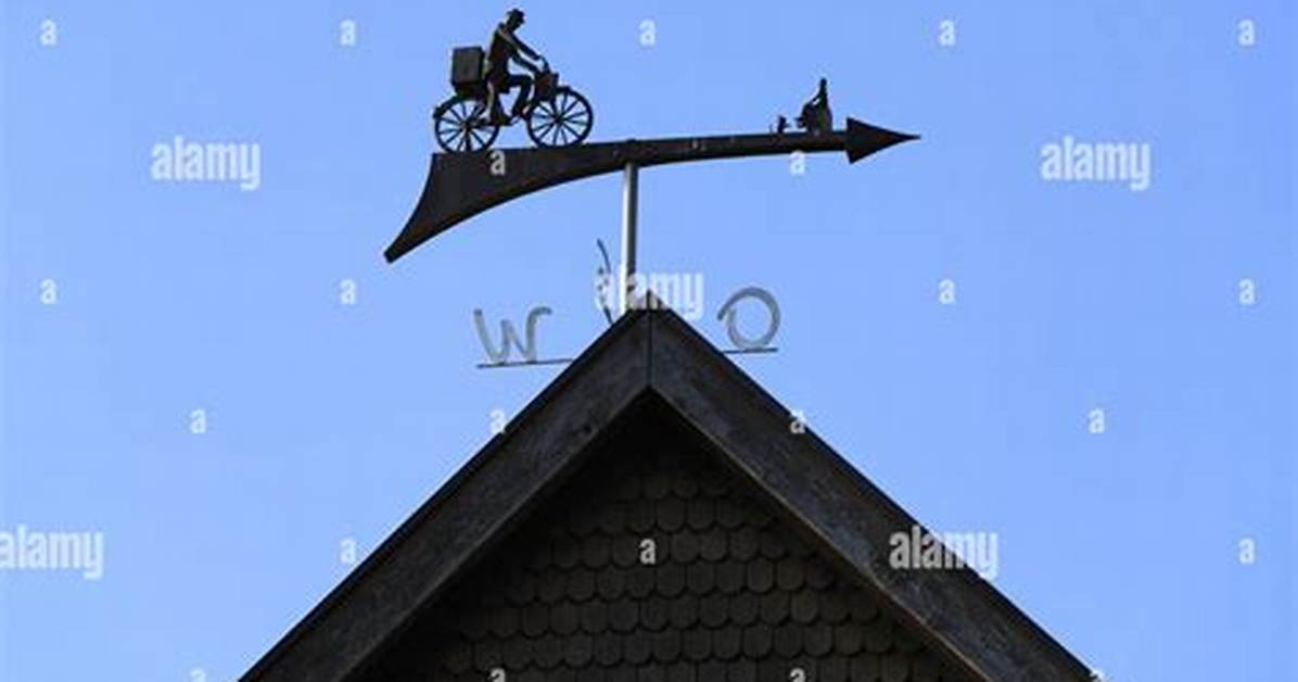 Rooftop Wind Direction Indicator