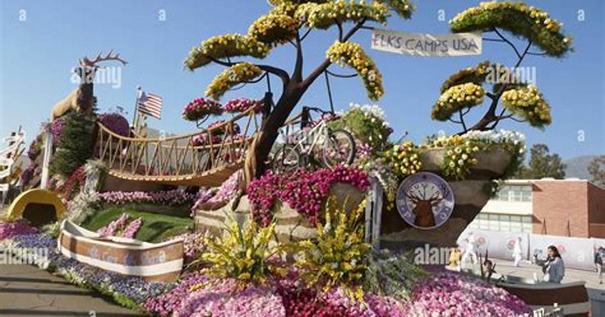 Rose Parade Float Viewing