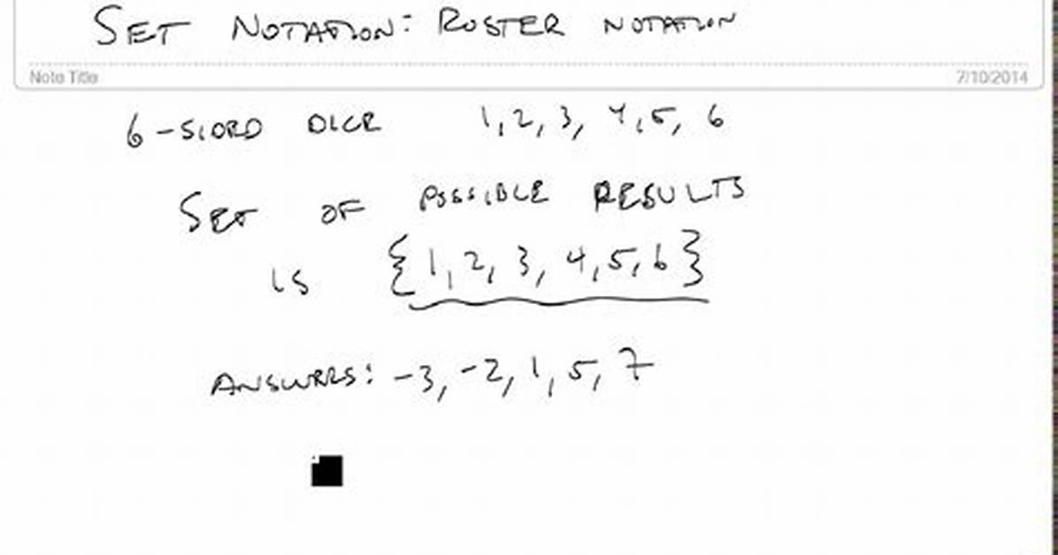 Roster Notation Calculator