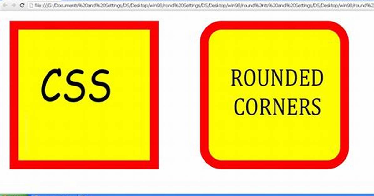 Rounded Corners on Rectangular Image Using Css Only