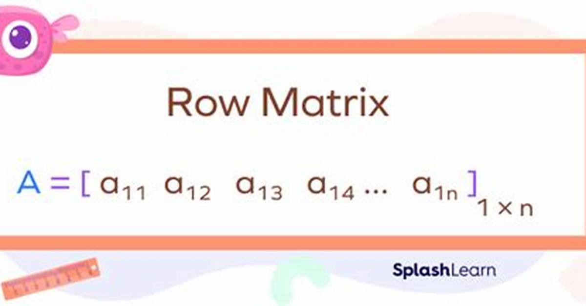 Row Matrix