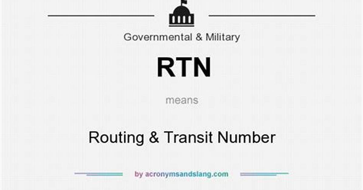Rtn Meaning