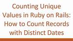 Ruby-on-Rails: Selecting Distinct Values from the Model