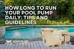 Run My Pool