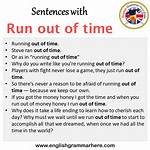 Run out On