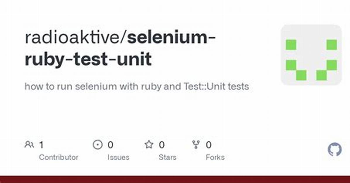 Run Selenium Tests with Ruby