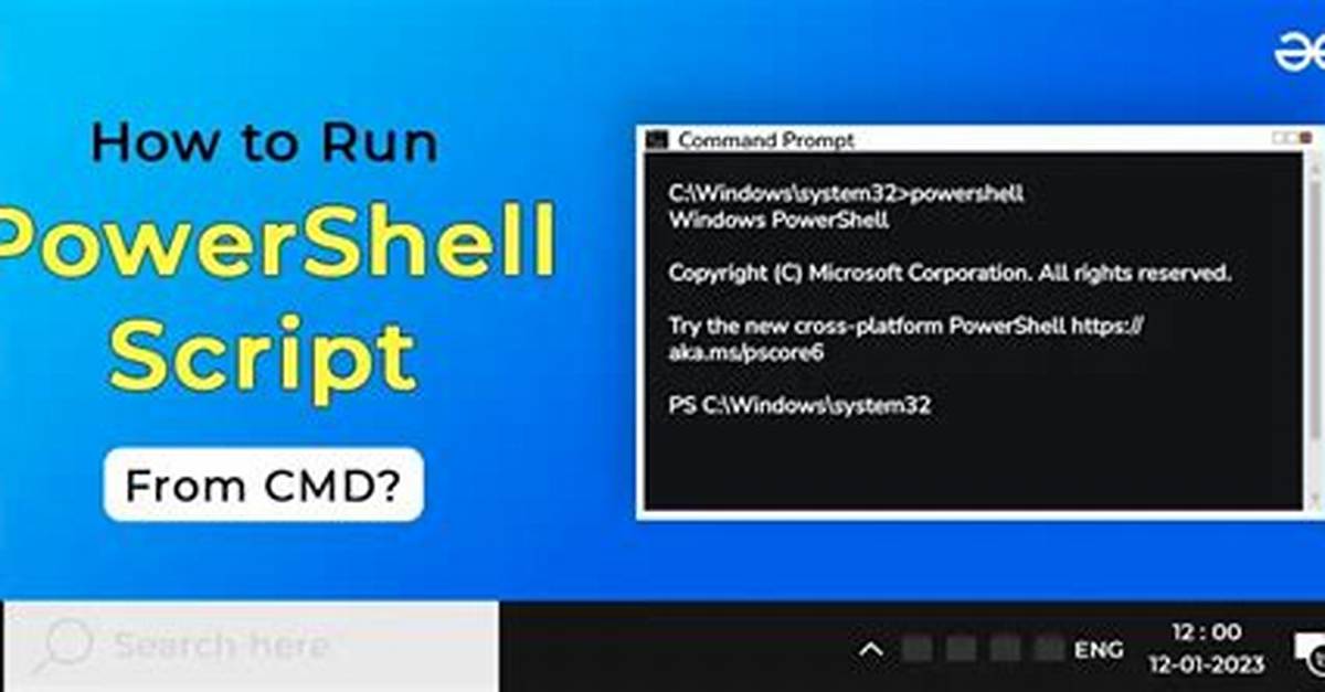 Running Cmd Command in Powershell