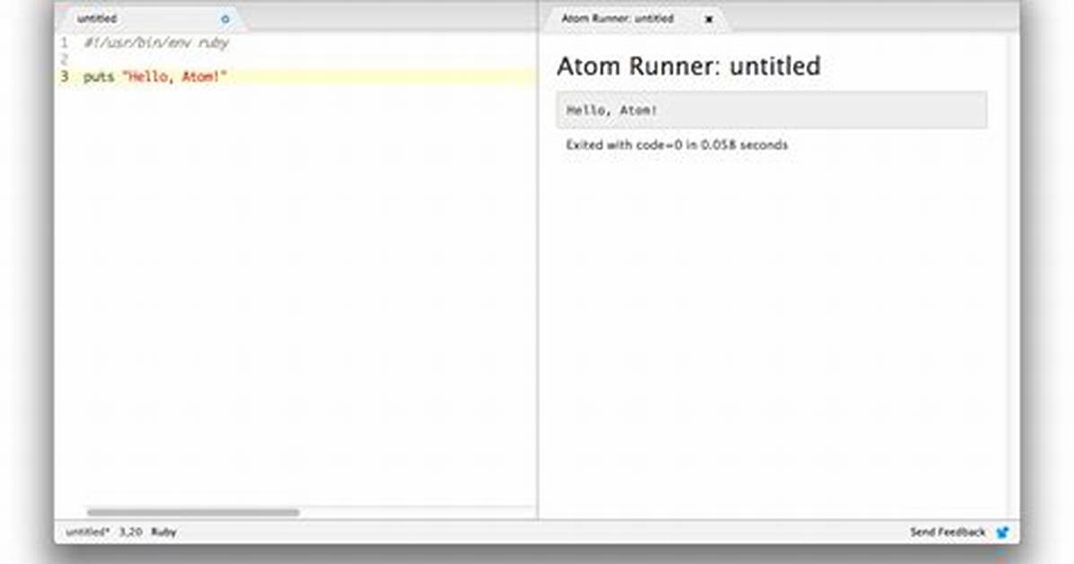 Running Python from Atom